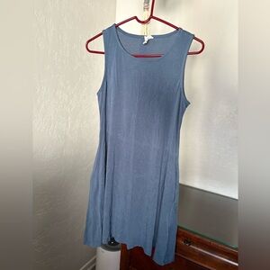 Cable & Gauge Sleeveless Blue Dress